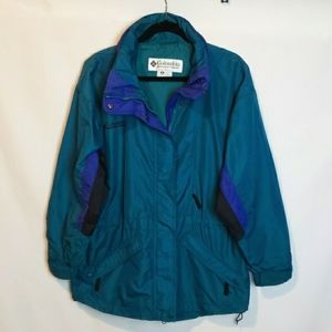 Columbia Vintage Windbreaker Rain Jacket Size M/L